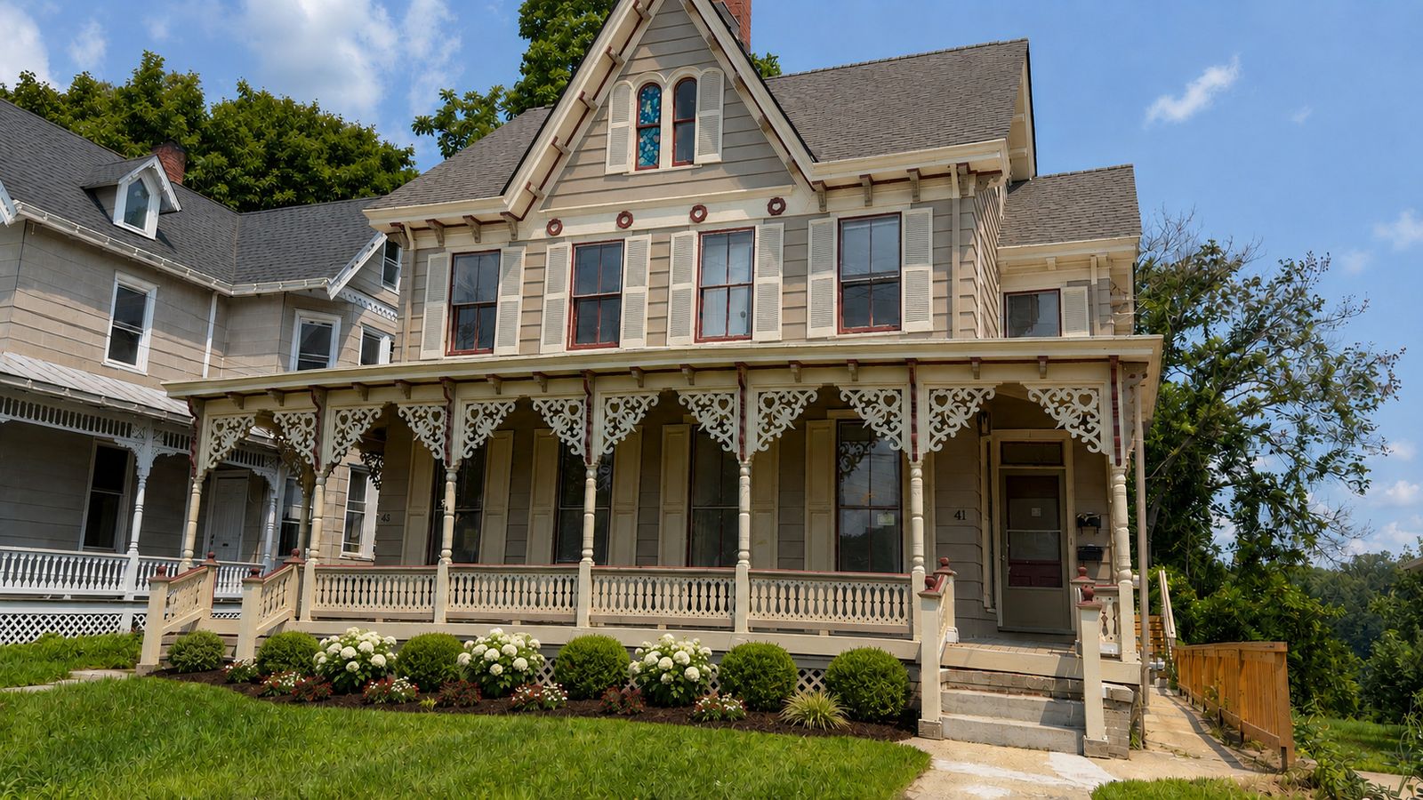 Multifamily rental property at 41 and 43 East Avenue in Bridgeton